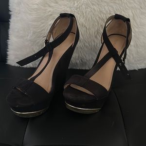 Black Xhilaration wedges